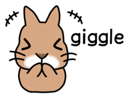 I'm a bunny named Mokotan (English) sticker #11950814