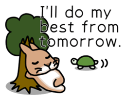 I'm a bunny named Mokotan (English) sticker #11950820