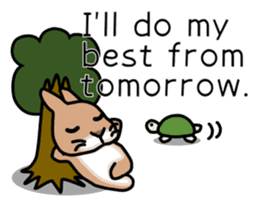 I'm a bunny named Mokotan (English) sticker #11950820