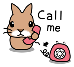 I'm a bunny named Mokotan (English) sticker #11950827