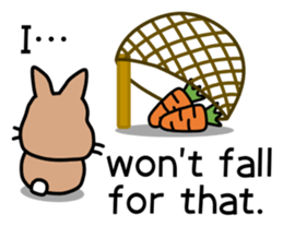 I'm a bunny named Mokotan (English) sticker #11950828