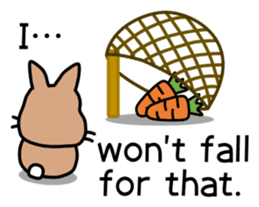 I'm a bunny named Mokotan (English) sticker #11950828