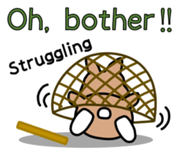 I'm a bunny named Mokotan (English) sticker #11950829