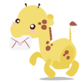 Kawaii Kirin Giraffes! sticker #11951392