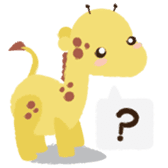 Kawaii Kirin Giraffes! sticker #11951393
