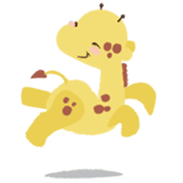 Kawaii Kirin Giraffes! sticker #11951397