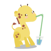 Kawaii Kirin Giraffes! sticker #11951411