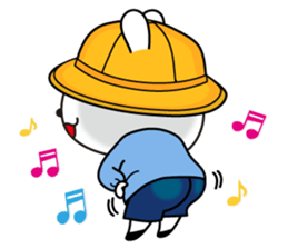 Kindergarten rabbit3 sticker #11951818