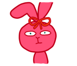 Surreal pink Uzaki kun sticker #11952174