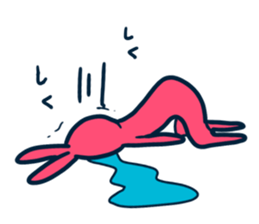 Surreal pink Uzaki kun sticker #11952179