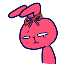 Surreal pink Uzaki kun sticker #11952184