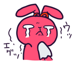 Surreal pink Uzaki kun sticker #11952185