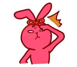 Surreal pink Uzaki kun sticker #11952186