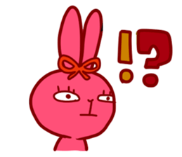 Surreal pink Uzaki kun sticker #11952188