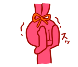 Surreal pink Uzaki kun sticker #11952194