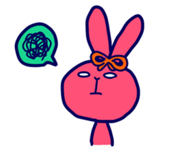 Surreal pink Uzaki kun sticker #11952195