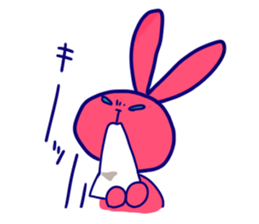 Surreal pink Uzaki kun sticker #11952208