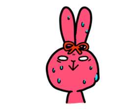 Surreal pink Uzaki kun sticker #11952213