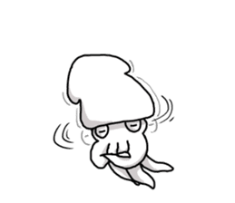 The squid. sticker #11952256