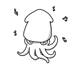 The squid. sticker #11952257