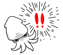 The squid. sticker #11952262