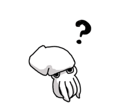 The squid. sticker #11952263