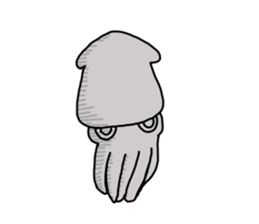 The squid. sticker #11952265