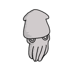 The squid. sticker #11952265