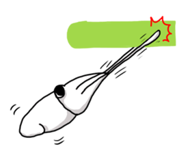 The squid. sticker #11952268