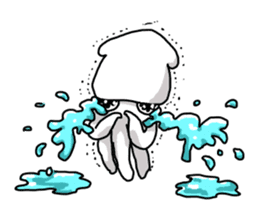 The squid. sticker #11952271