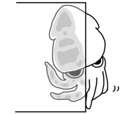 The squid. sticker #11952273