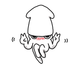 The squid. sticker #11952280