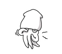 The squid. sticker #11952282