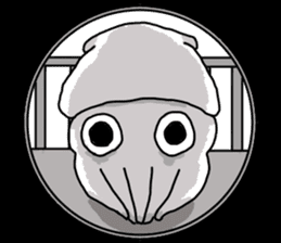 The squid. sticker #11952287