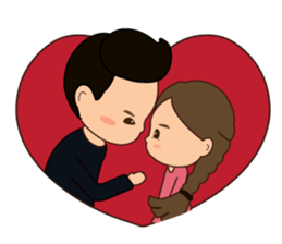 Mini Couple sticker #11952633