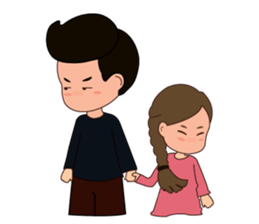 Mini Couple sticker #11952638