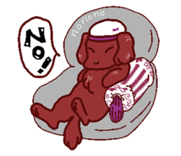 The playful best dog sticker #11952926