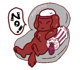 The playful best dog sticker #11952926