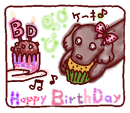 The playful best dog sticker #11952930