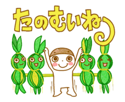 It moves! Word in Niigata area. sticker #11953209