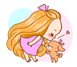 Baby Pompadour sticker #11953444