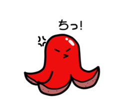 Octopus wiener Sticker sticker #11953508