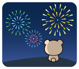 Cute KUMA chan 7 sticker #11953599