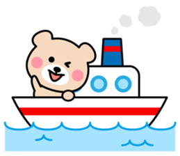 Cute KUMA chan 7 sticker #11953610