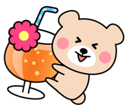 Cute KUMA chan 7 sticker #11953618