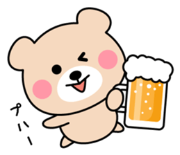 Cute KUMA chan 7 sticker #11953621