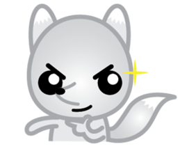 The Little White Fox sticker #11954211
