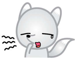 The Little White Fox sticker #11954222