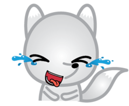 The Little White Fox sticker #11954225