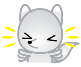 The Little White Fox sticker #11954227